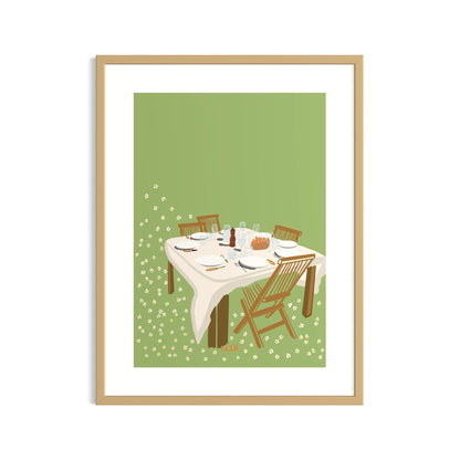la table