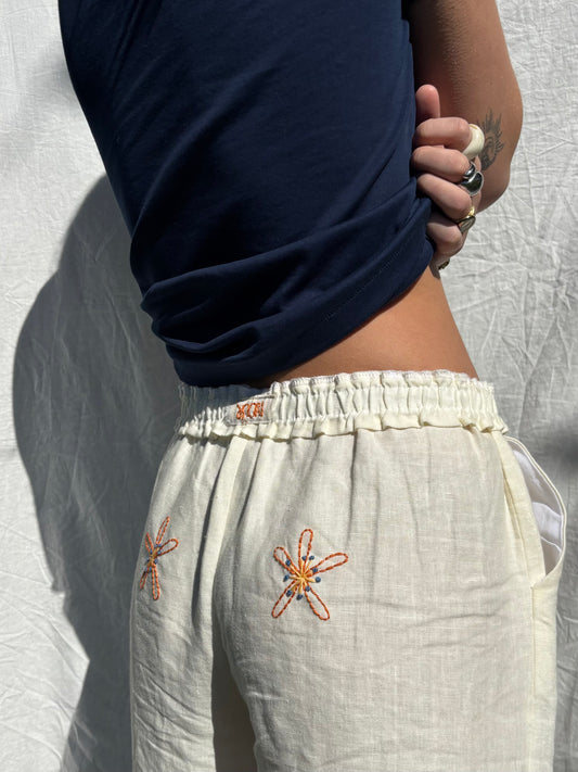 Pants Fleur en lin