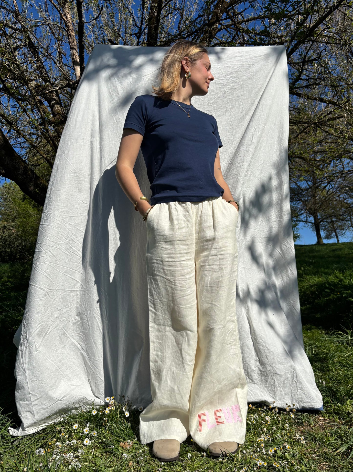Pants Fleur en lin