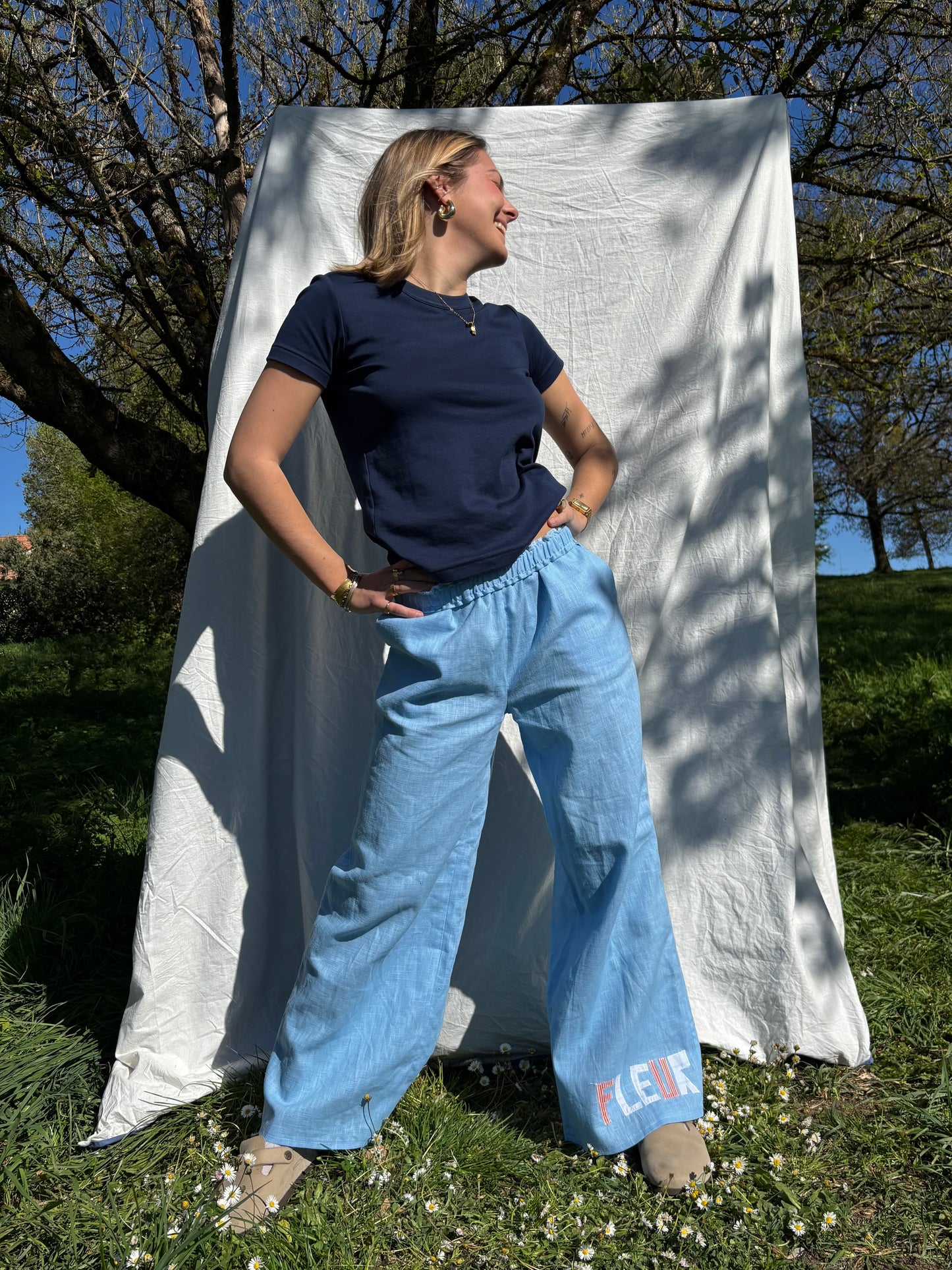 Pants Fleur en lin